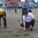 Gerakan Indonesia ASRI di Metro, Polres dan Pemkot Bersihkan Samber Park