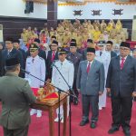Sekda Metro Lantik 34 Pejabat Baru, Ini Daftarnya