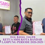 SMSI Provinsi Lampung Terima Dua Berkas Calon Ketua SMSI Bandar Lampung